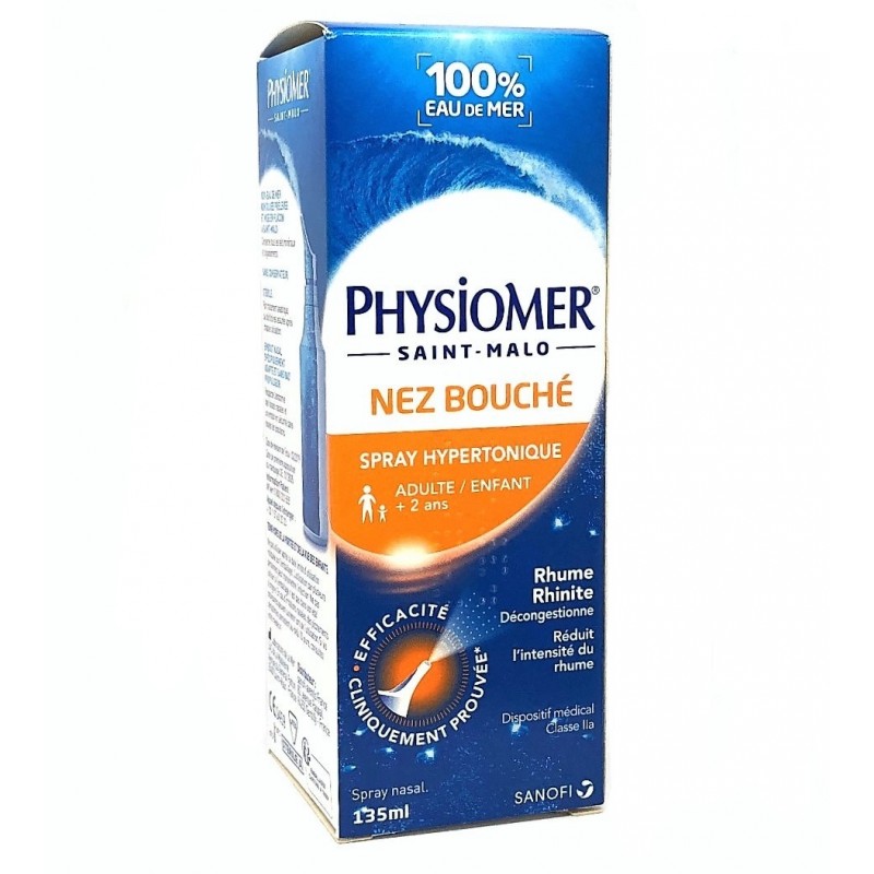 Spray nasal nez bouché - Hygiène nasale - Nettoyage - Rhume