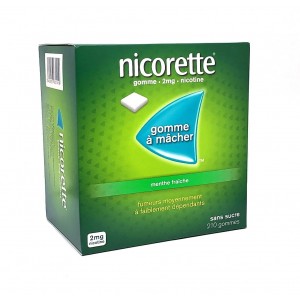 Nicorette 2mg sans sucre 30 gommes à mâcher - Pharmacie Cap3000