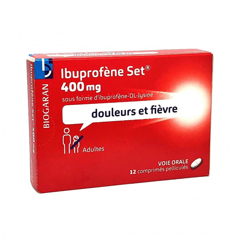 Ibuprofene Set 400 Mg 12 Comprimes