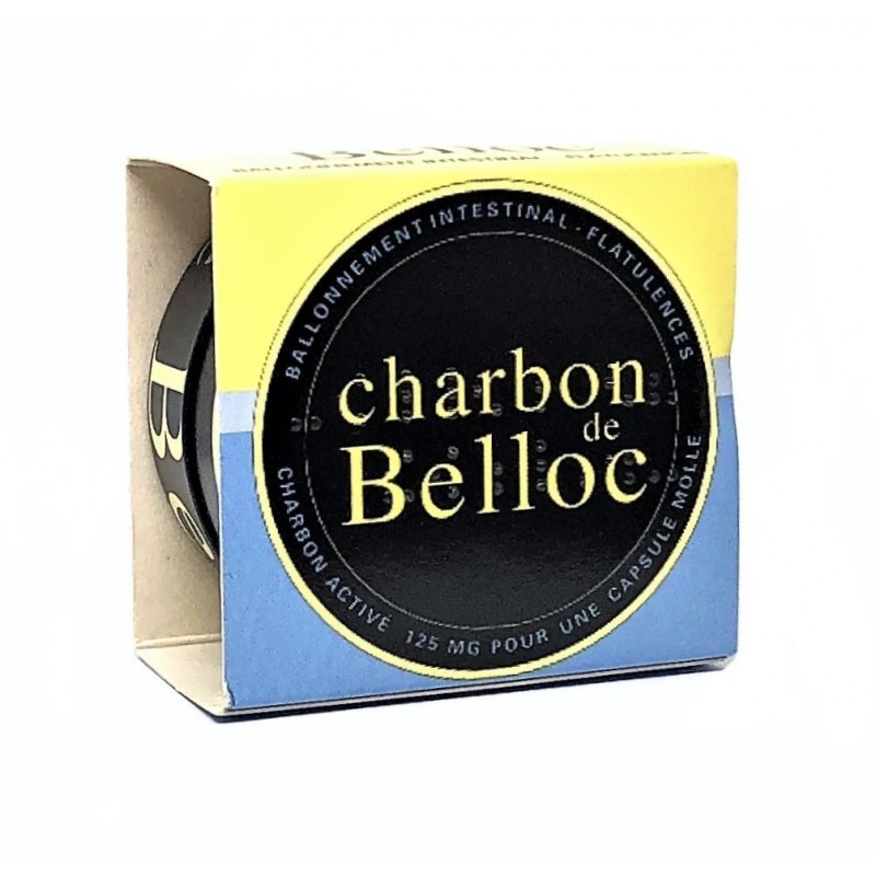 Charbon activé Belloc, ballonnements, flatulences