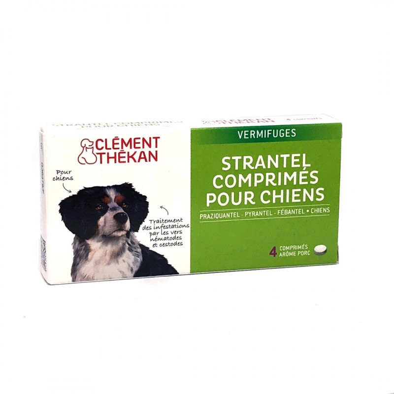 Strantel Vermifuges Chiens - 4 Comprimés