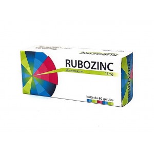 Rubozinc 15 mg - 60 gélules