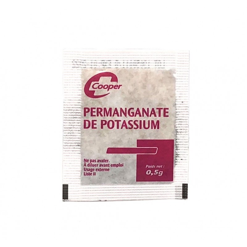 Permanganate De Potassium Sachet De 0 25 Grammes Cooper