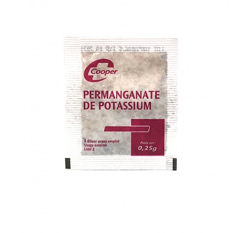 Permanganate De Potassium Sachet De 25 Grammes Cooper