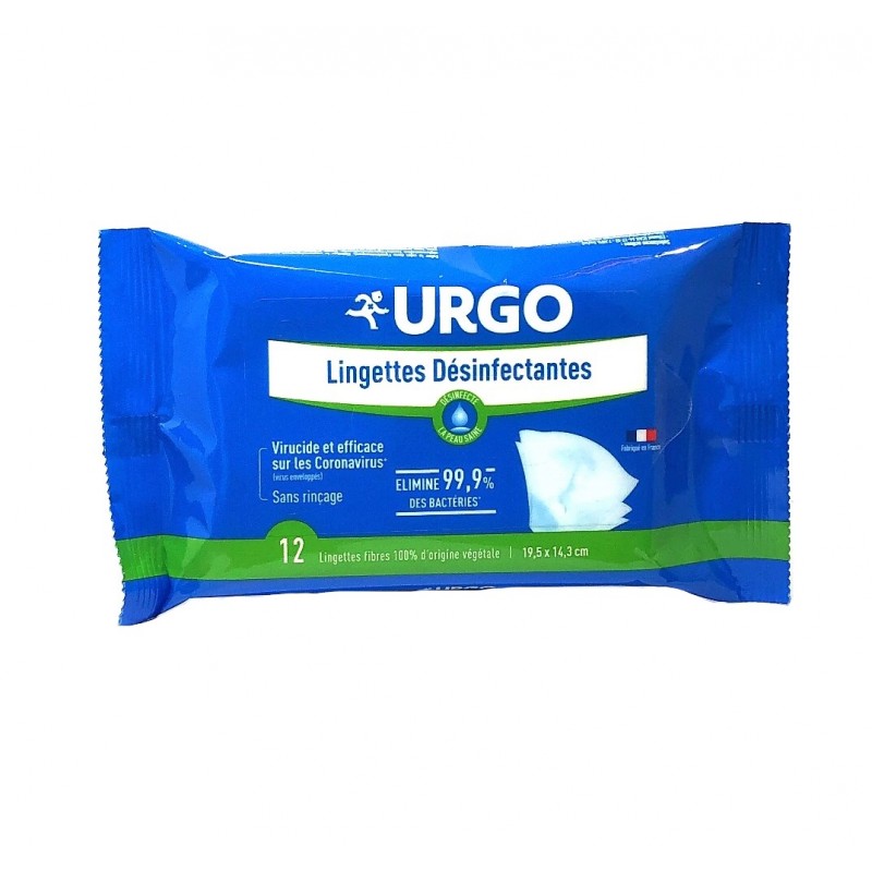 Lingettes Désinfectantes Urgo - x12