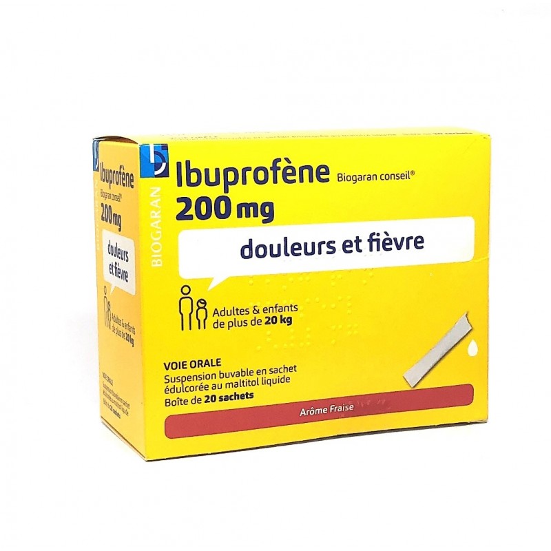 Ibuprofene 0 Mg Biogaran Sachets
