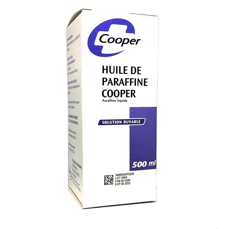 Huile de paraffine liquide Cooper - Constipation - Laxatif lubrifiant