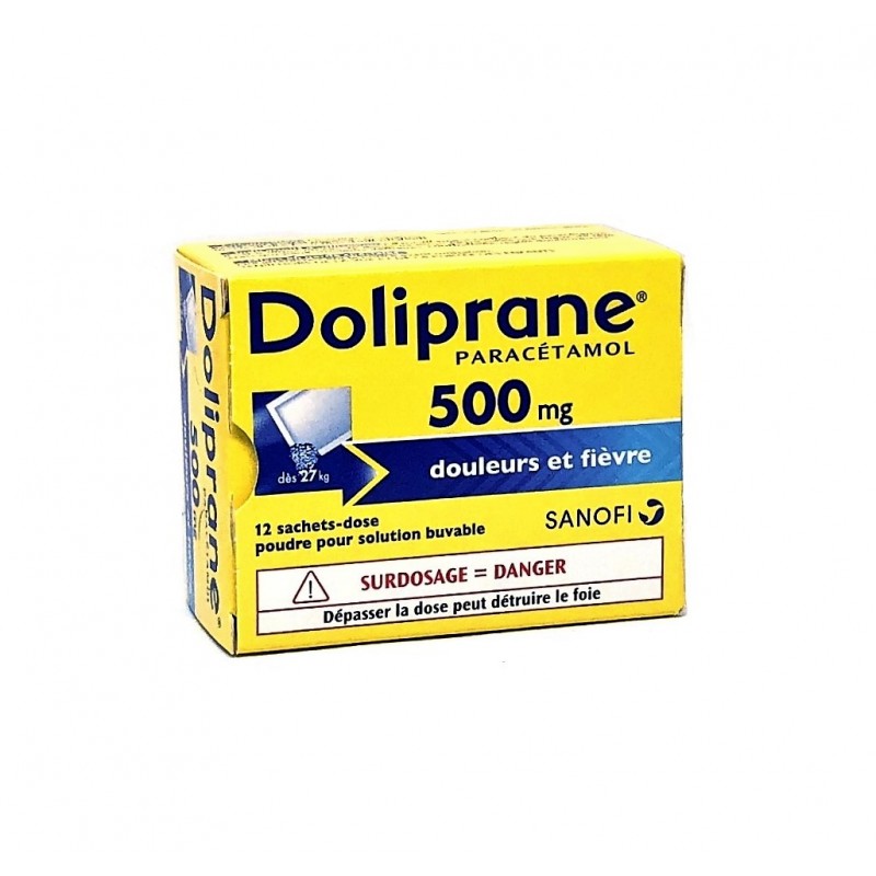 Doliprane 500 mg - 12 Sachets