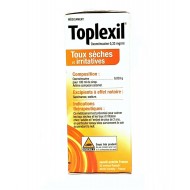 Toplexil toux sèches et irritatives sirop 150 ml caramel