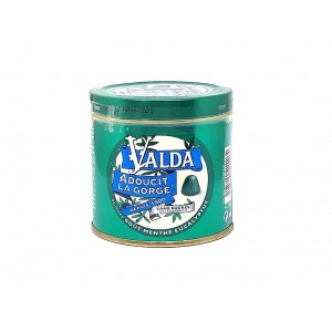 Mal de Gorge: Valda Pastilles Menthe Eucalyptus Sans Sucre Boite de 50g