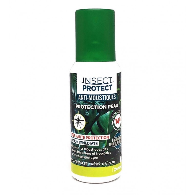 INSECT ECRAN - Anti-moustiques - Spray répulsif peau - Protection