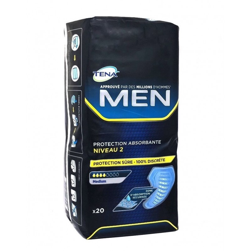 Protection absorbante pour homme Tena Men Level 2 / Niveau 2