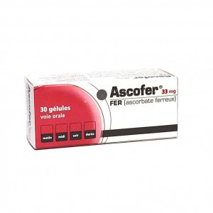 Ascofer 33 mg - 30 Gélules