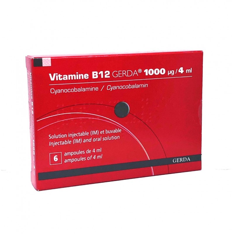 Vitamine B12 Gerda 6 Ampoules