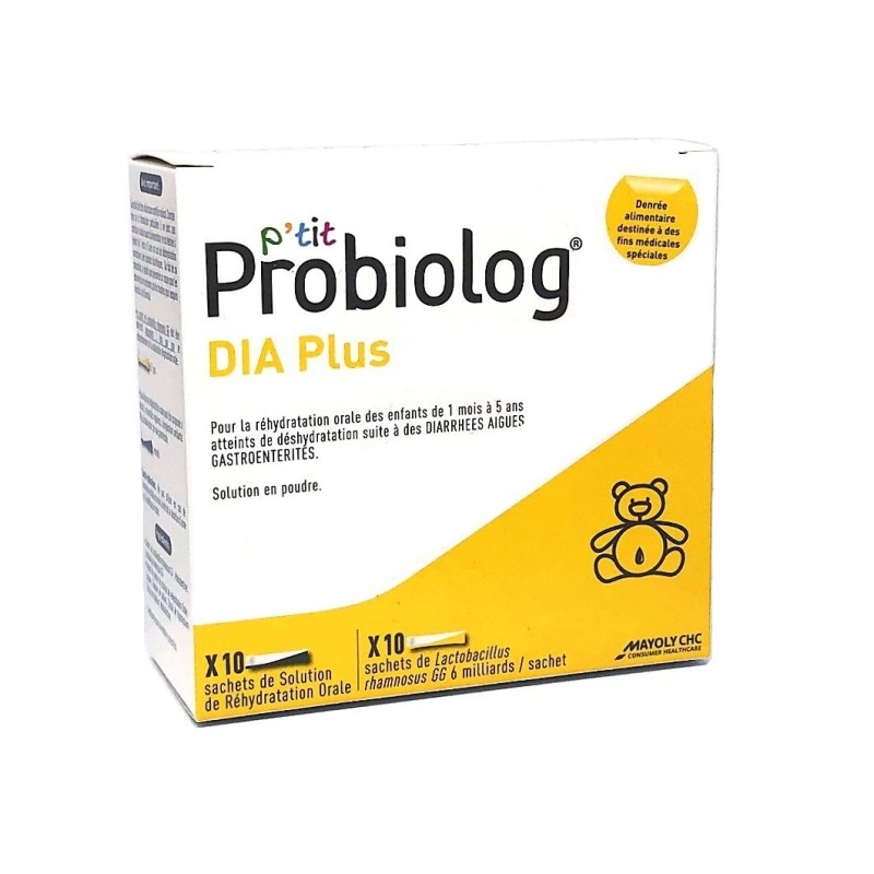 MAYOLY Probiolog DIA Plus 20 Sticks - Soulage diarrhée enfant - Pharma360