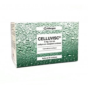 Celluvisc 4mg/0.4ml Collyre...