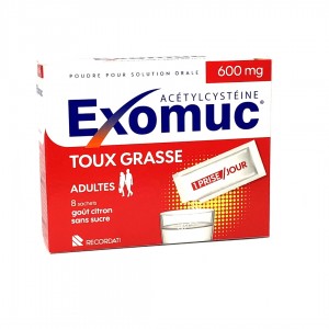 Exomuc Toux Grasse - 8 Sachets