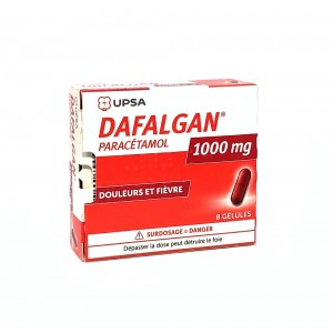 Dafalgan 1000 mg - 8 Gélules