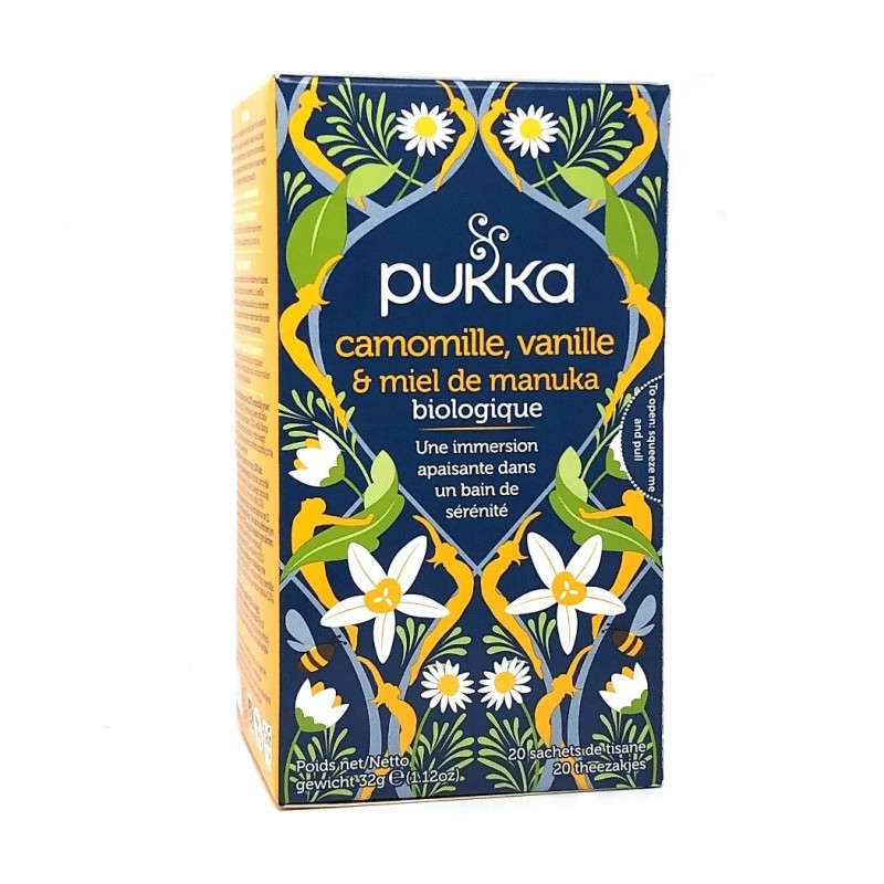 Pukka - Thé Citron Gingembre et Miel de Manuka Bio, 20 sachets
