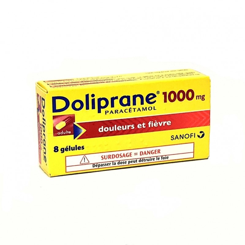Doliprane 1000 mg - 8 Gélules
