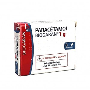 Paracétamol 1g Biogaran - 8...