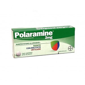 Polaramine 2 mg - 20 Comprimés
