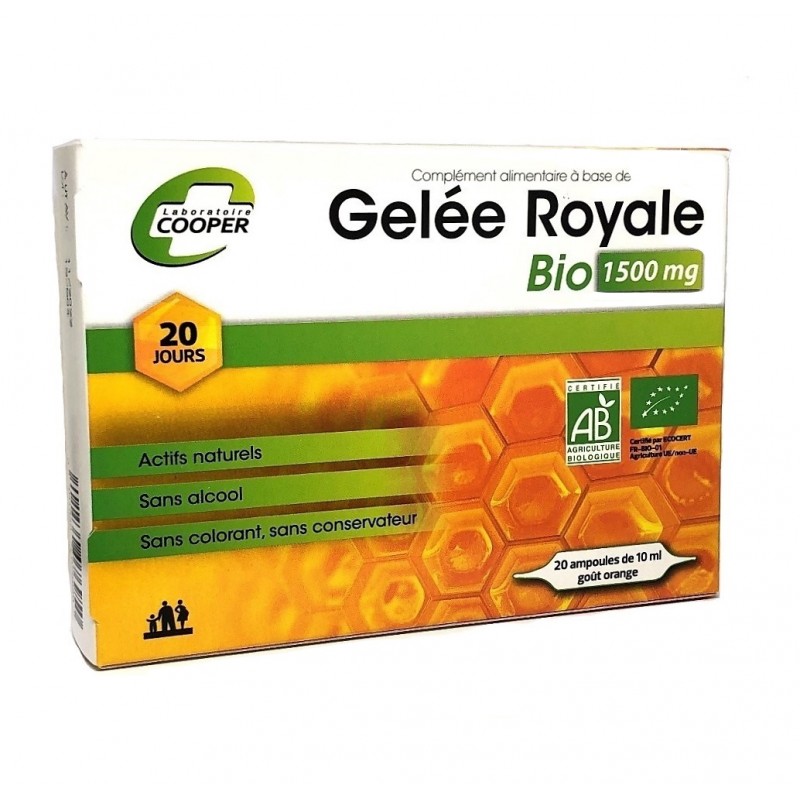 Gelée royale bio - Offre 4 flacons de 7g (1 mois tonus)