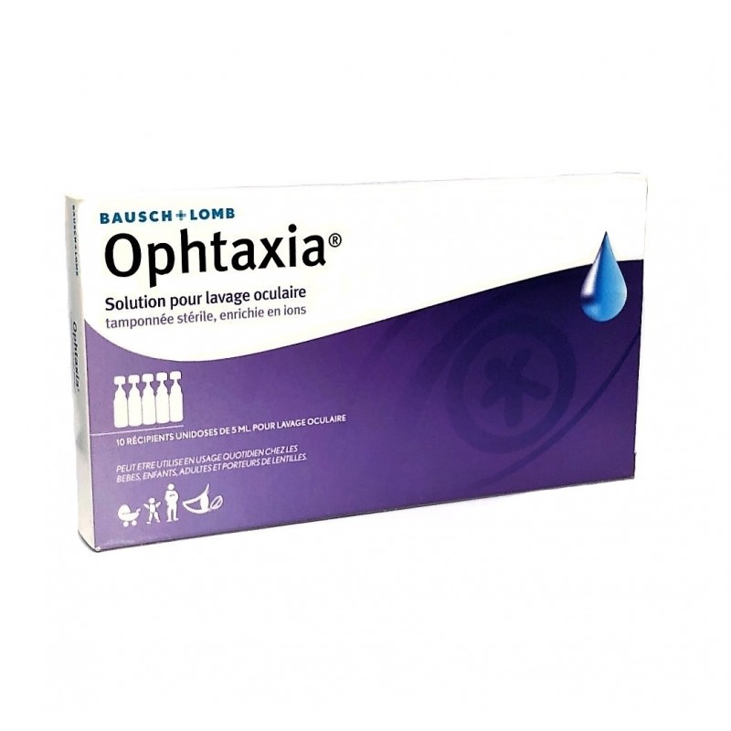 Ophtaxia Lavage Oculaire - 10 Unidoses