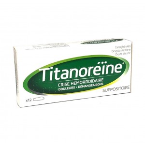Titanoréïne - 12 Suppositoires