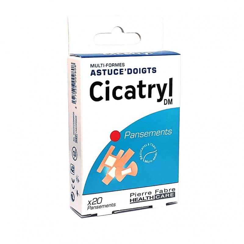 Cicatryl Pansements Multi-Formes Astuce Doigts x20