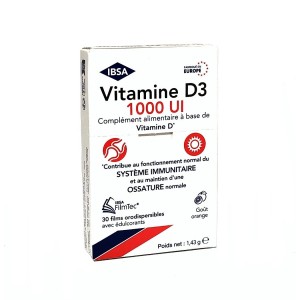 Vitamine D3 1000 UI IBSA -...