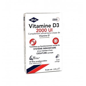 Vitamine D3 2000 UI IBSA -...