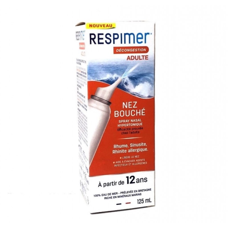 Respimer Nez Bouché Adulte Spray Nasal Hypertonique - 125 ml