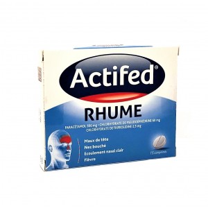 Actifed Rhume - 15 Comprimés